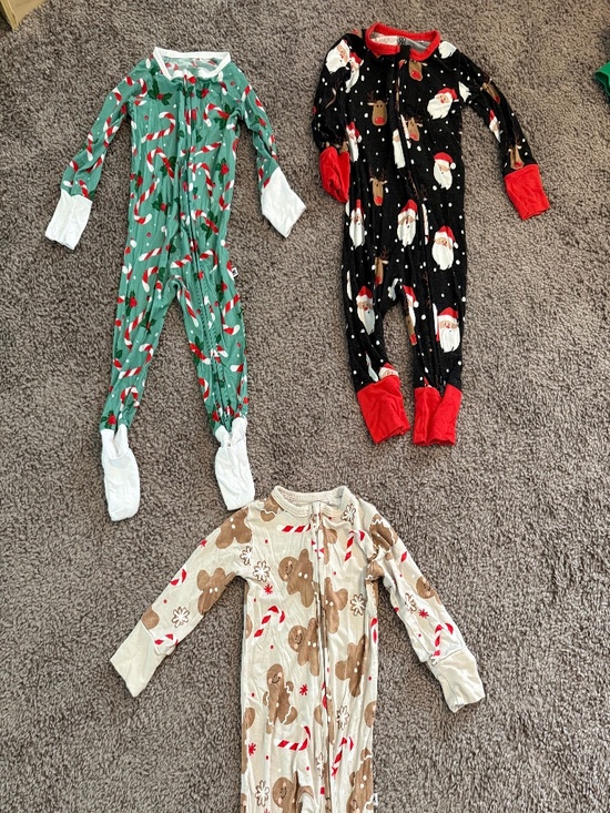 Bums and Roses Other - 3 bums & roses pjs 6-9 months